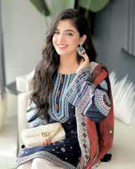DASTAAN EMBROIDERY 3PC