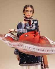 DASTAAN EMBROIDERY 3PC