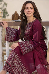 ZAREEN 3PC - EMBROIDERED LAWN DRESS