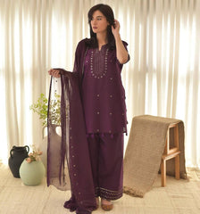 PURPLE AURA 3PC STITCH
