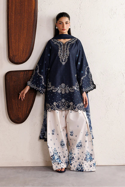 Navy - Sapphire 3 Piece Embrodered