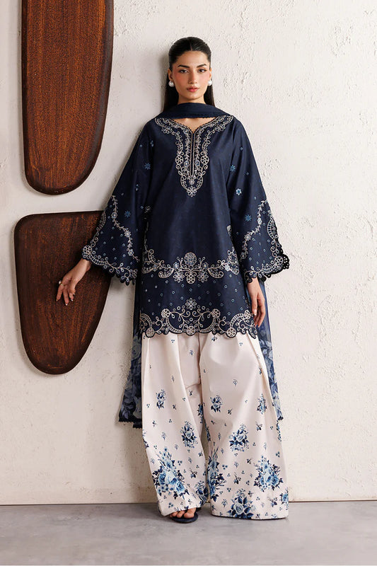 Navy - Sapphire 3 Piece Embrodered