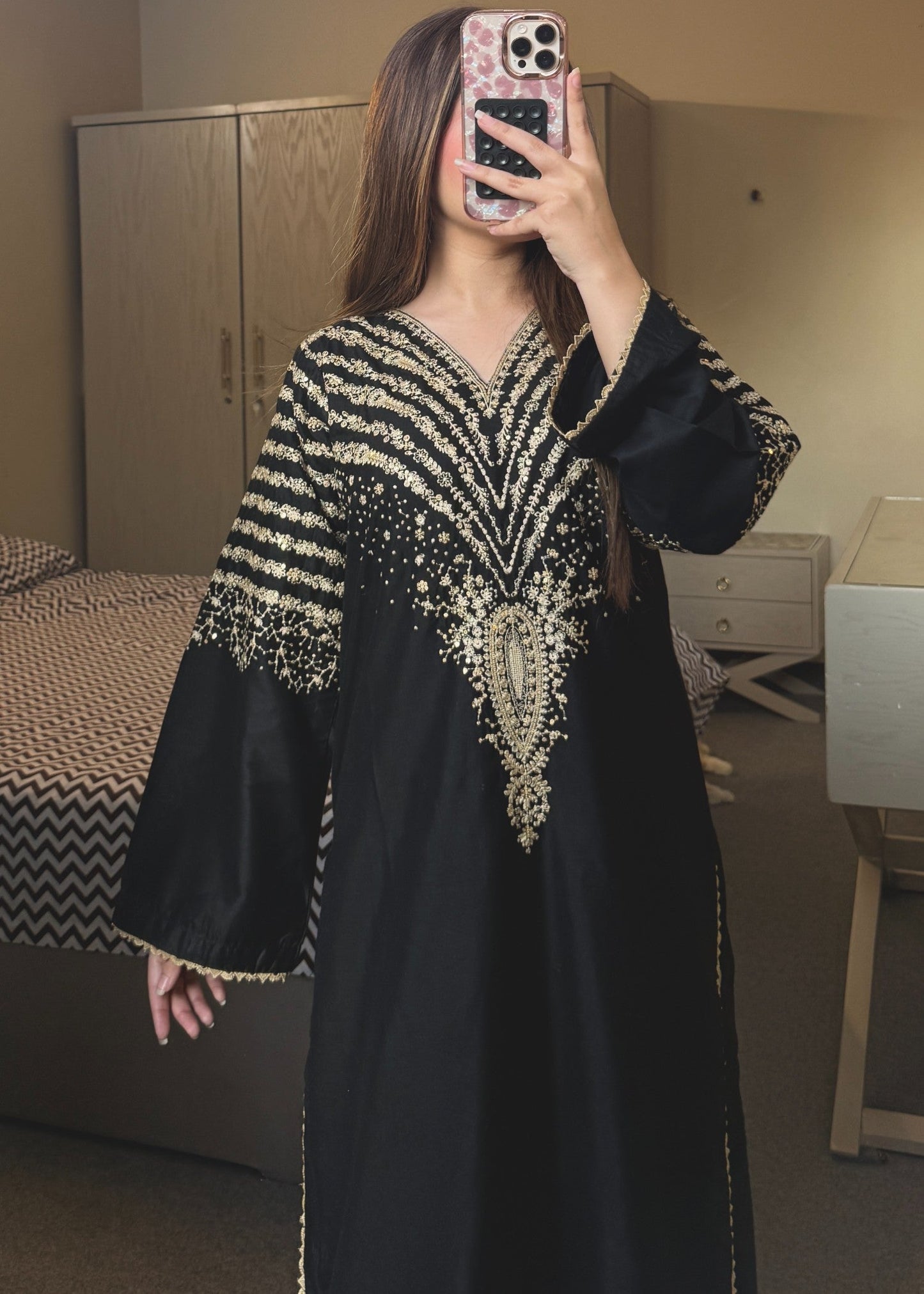 PEACOCK EMBROIDERED 3PC