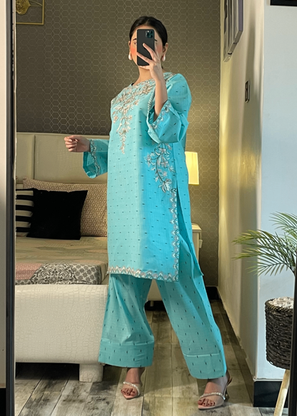 LAYLA EMBROIDERED 2PC STITCH