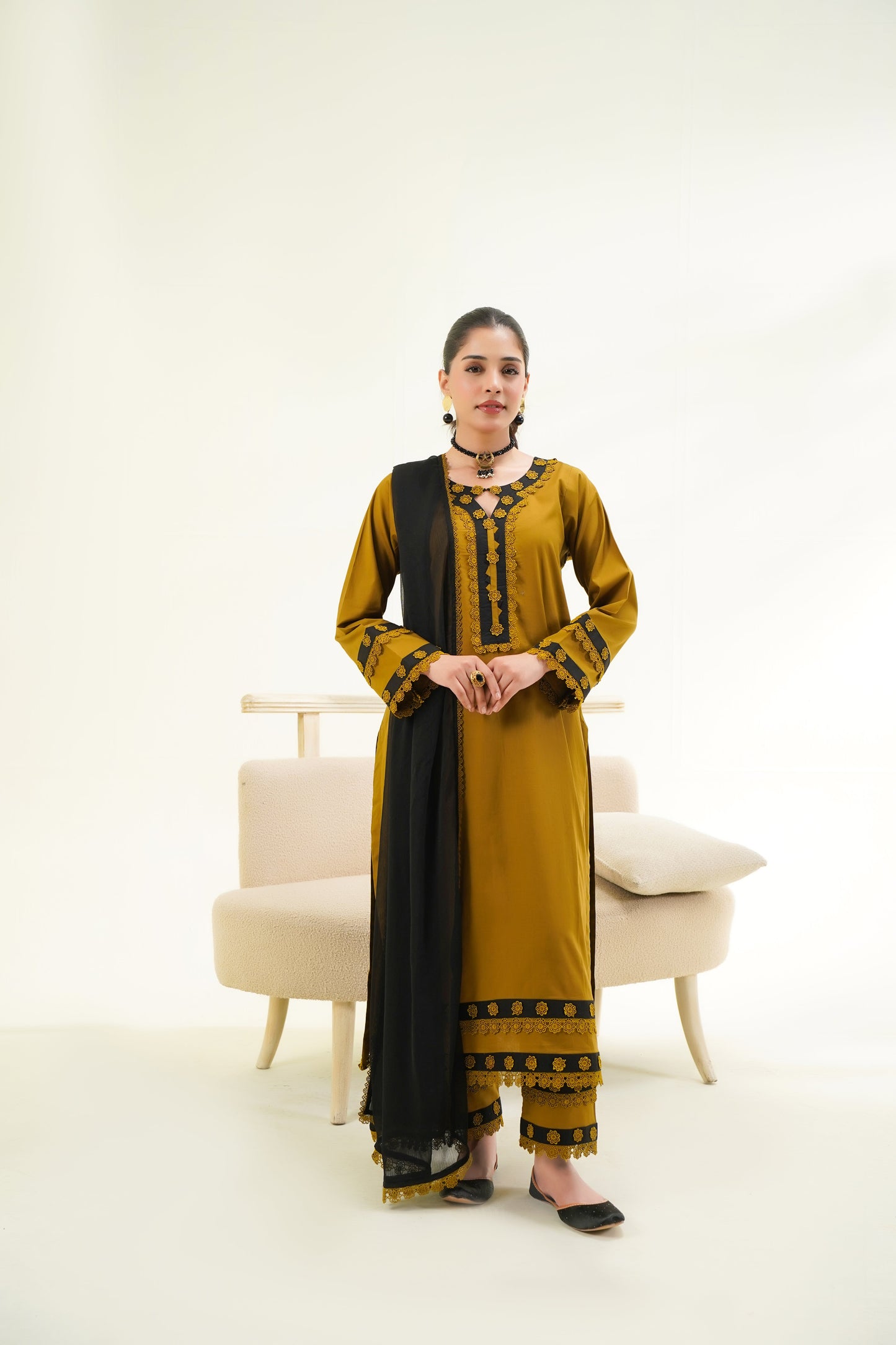 Onyx Gold 3pcs STITCH