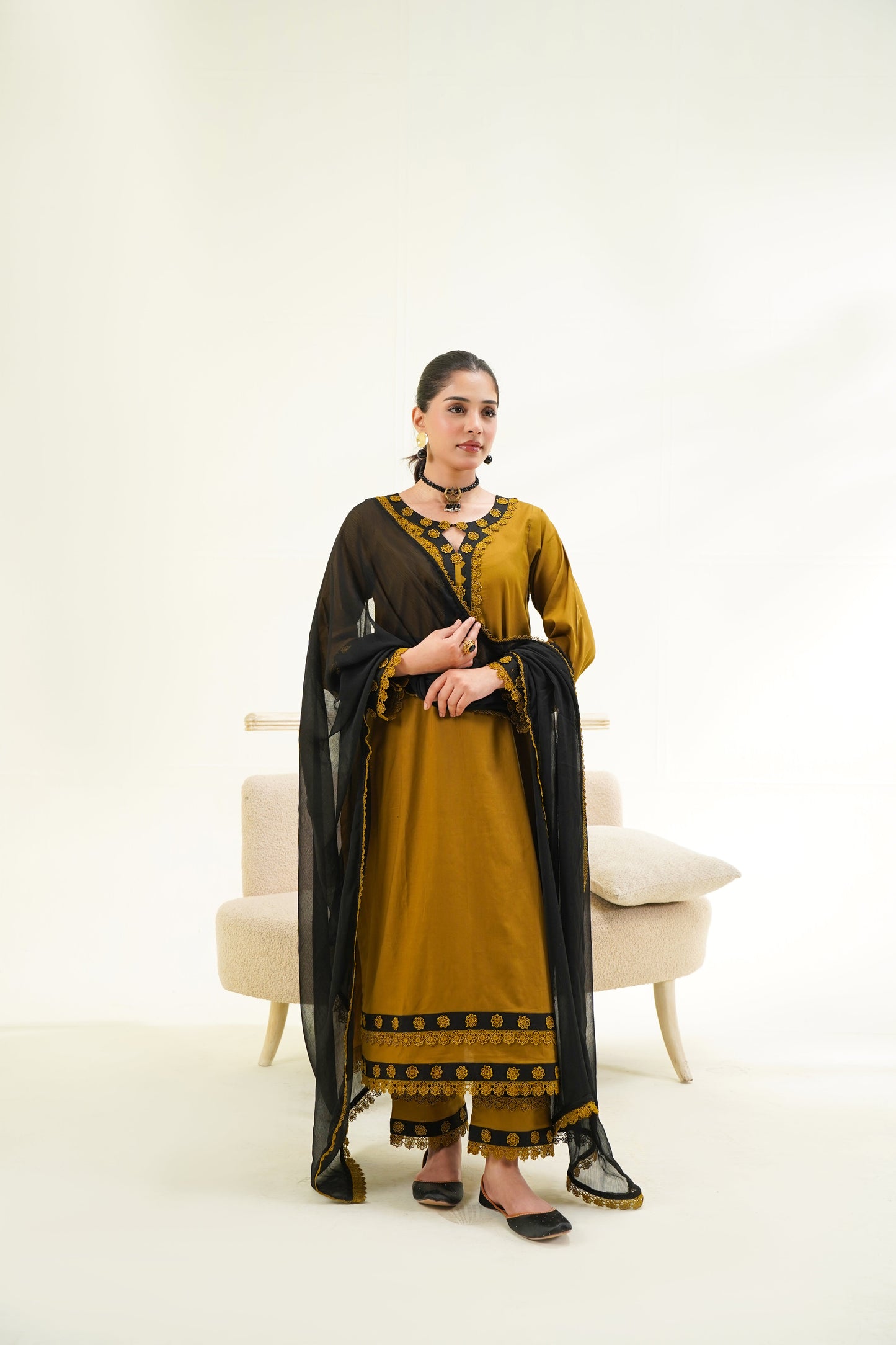 Onyx Gold 3pcs STITCH