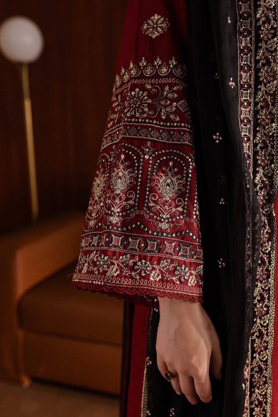 ROYAL PRET 3PC - Embroidered Dress
