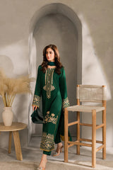 Green EMBROIDERY 3PC STITCH