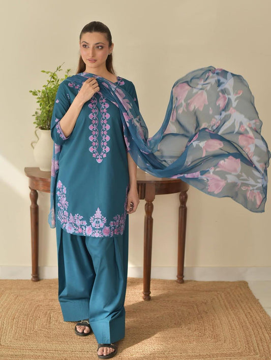 EZMA 3PC ( FARSHI SHALWAR )
