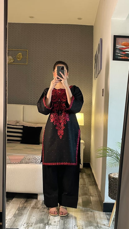 YASMIN EMBROIDERED 2PC STITCH