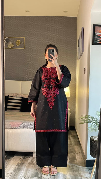 YASMIN EMBROIDERED 2PC STITCH