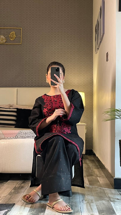 YASMIN EMBROIDERED 2PC STITCH