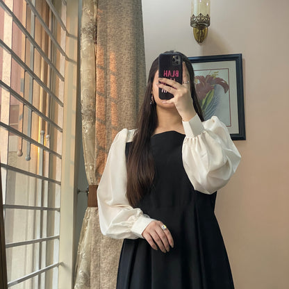 Hezal Maxi with Attatched White Shirt