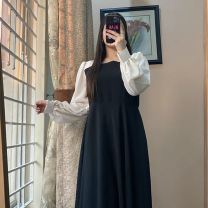 Hezal Maxi with Attatched White Shirt