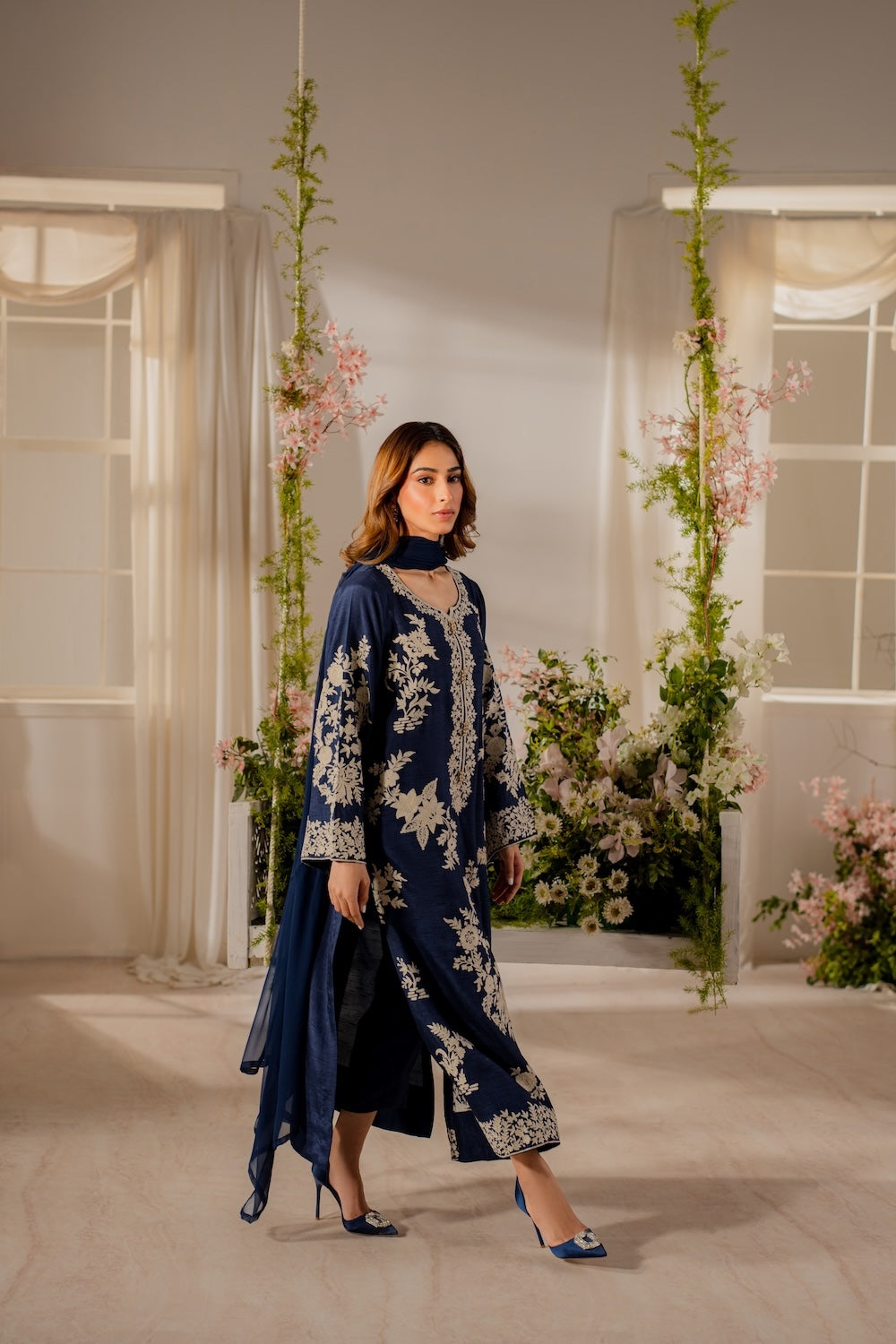 ZEENAT EMB 3PCS STITCH