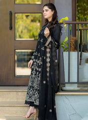 BLACK EMBROIDERY 3PC