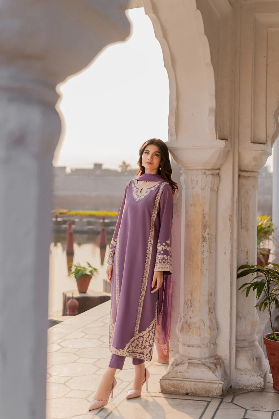 Mehrunisa – 3 Piece Embroidered STITCH