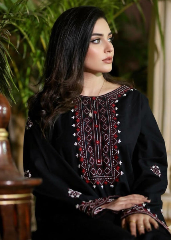 Black luXe 2Pc stitch