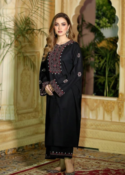 Black luXe 2Pc stitch